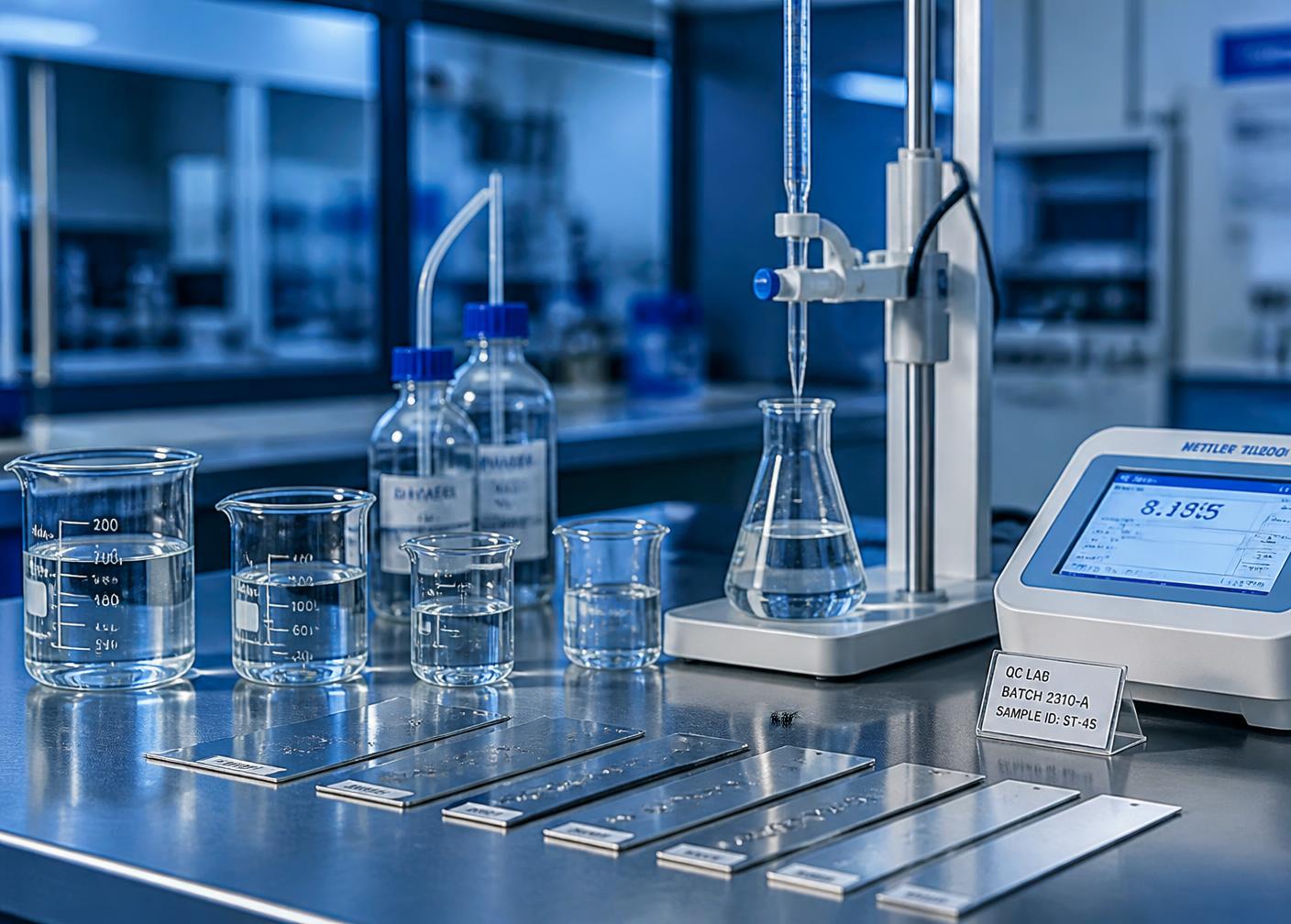 Stanowisko laboratoryjne kontroli jakości